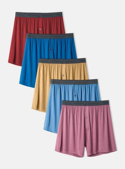Bamboo Breathable Boxers 6'' (5-Pack)